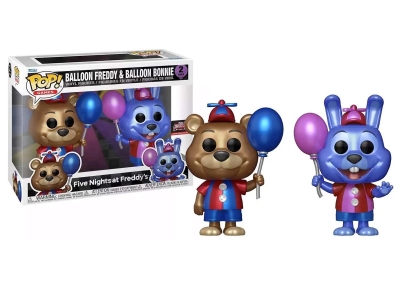 Funko Pop 2-Pack  Five Nights At Freddy's - Balloon Freddy & Balloon Bonnie Metallic