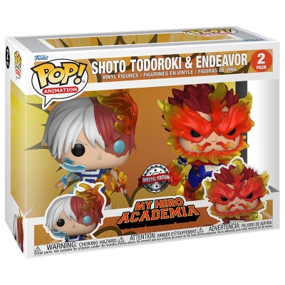 Funko Pop 2-Pack My Hero Academia - Shoto Todoroki & Endeavor Special Edition