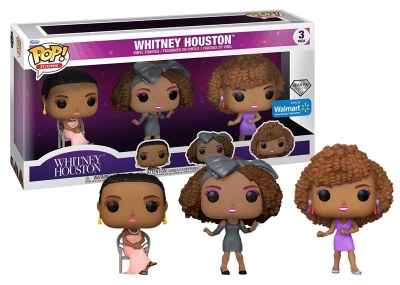 Funko Pop 3-Pack Icons Music - Whitney Houston Diamond Collection Special Edition