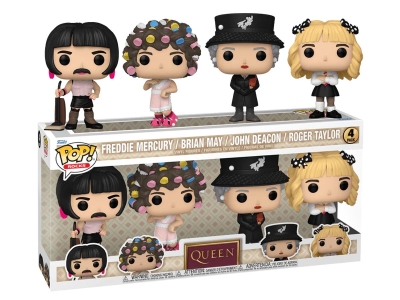 Funko Pop 4-Pack Rocks Queen - Freddie Mercury / Brian May / John Deacon / Roger Taylor I