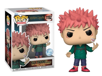 Funko Pop Animation Jujutsu Kaisen S1 - Yuji Itadori With Sukana Mouth Special Edition No:1152
