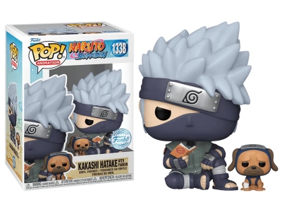 Funko Pop Animation Naruto Shippuden - Kakashi Hatake With Pakkun Special Edition No:1338