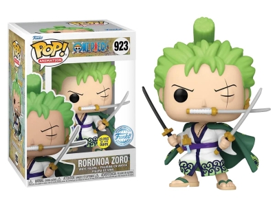 Funko Pop Animation One Piece - Roronoa Zoro Glows İn The Dark Special Edition No:923