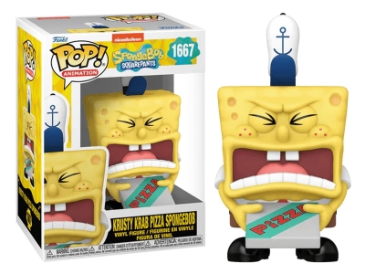Funko Pop Animation Spongebob Squarepants - Krusty Krab Pizza Spongebob No:1667
