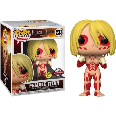 Funko Pop Animation Super: Attack on Titan - Female Titan Glows Special Edition No:233  (6")