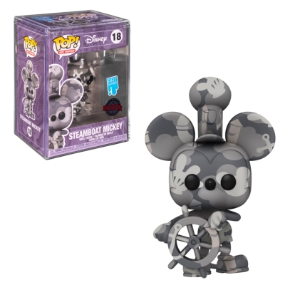 Funko Pop Artist Series: Mickey- Steamboat Mickey + Sert Koruma Kabı