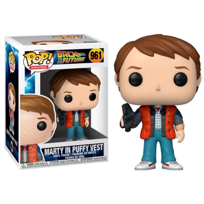 Funko Pop Back To The Future Marty In Puffy Vest Figürü