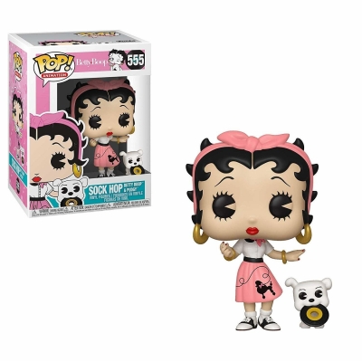 Funko Pop Betty Boop Sock Hop & Pudgy Figürü