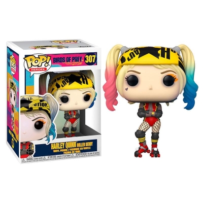 Funko Pop Birds Of Prey Harley Quinn Roller Derby Figürü