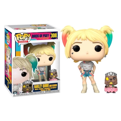 Funko Pop Birds Of Prey Harley Quinn And Beaver Figürü