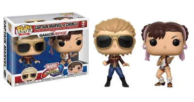 Funko Pop Captain Marvel Vs Chun-Li  Figürü