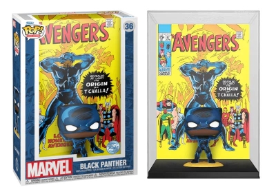 Funko Pop Comic Covers Marvel The Avengers - Black Panther Special Edition No:36