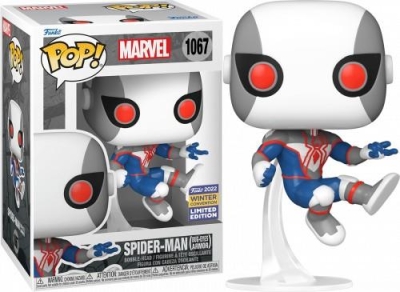 Funko Pop Comics - Spider-Man (Bug-Eyes Armor) Convention Limited Edition No:1067 Bobble-Head
