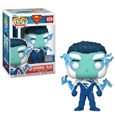 Funko Pop DC - Superman Blue Convention Special Edition No:419