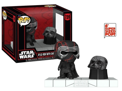 Funko Pop Deluxe Disney Star Wars Dark Side - Kylo Ren With Darth Vader's Helmet No:793