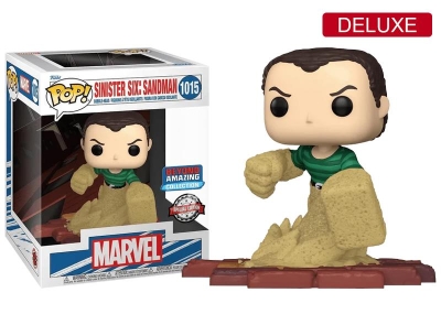 Funko Pop Deluxe Marvel Sinister Six Sandman Amazon Exclusive No:1015 Bobble-Head