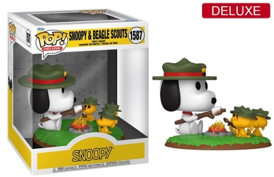 Funko Pop Deluxe Snoopy & Beagle Scouts 50th Anniversary - Snoopy With Ws Camping No:1587