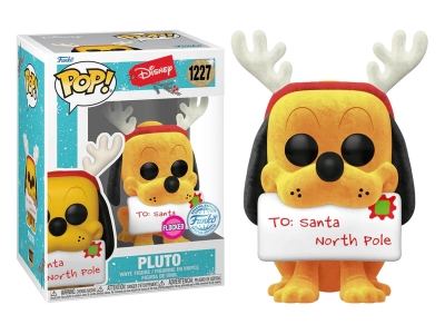 Funko Pop Disney Holiday - Pluto Flocked Special Edition No:1227