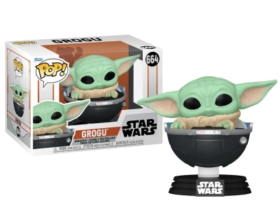 Funko Pop Disney Star Wars The Mandalorian - Grogu No:664 Bobble-Head