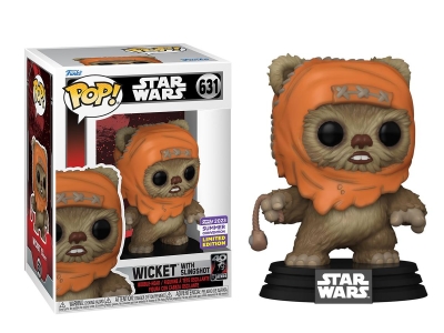 Funko Pop Disney: Star Wars Wicket With Slingshot Convention Limited Edition No:631