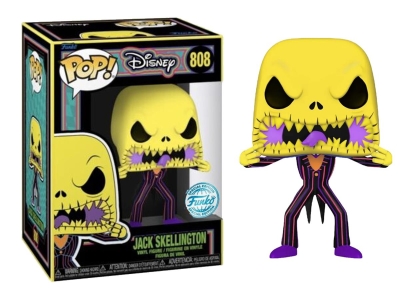 Funko Pop Disney: The Nightmare Before Christmas - Jack Skellington Blacklight Special Edition No:80