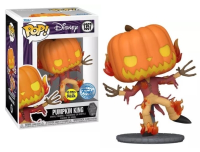 Funko Pop Disney: The Nightmare Before Christmas 30th Pumpkin King Glows İn The Dark