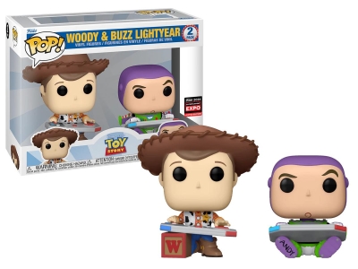 Funko Pop Disney Toy Story - Woody & Buzz Lightyear 2-Pack Convention Limited Edition