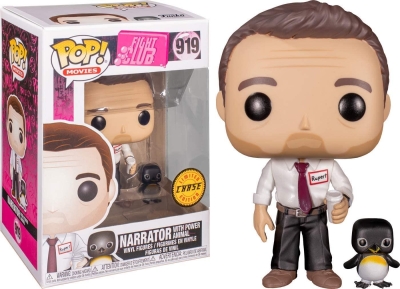 Funko Pop Fight Club Narrator With Power Animal Limited Chase Edition