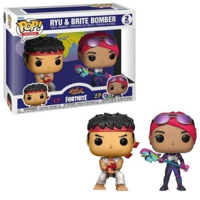 Funko Pop Games: Fortnite - Ryu & Brite Bomber 2'li Paket