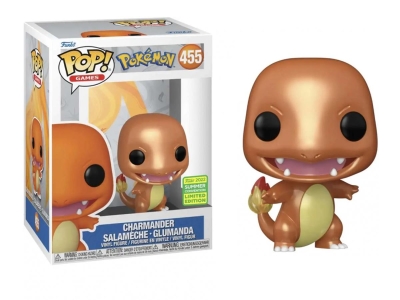 Funko Pop Games: Pokemon - Charmander (Metallic) (Convention Limited Edition) No:455