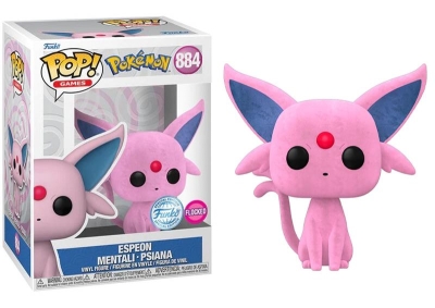 Funko Pop Games Pokemon - Espeon Mentali Psiana (flocked) (special Edition) No:884