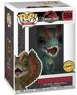 Funko Pop Jurassic Park 25th Dilophosaurus Chase Limited Edition
