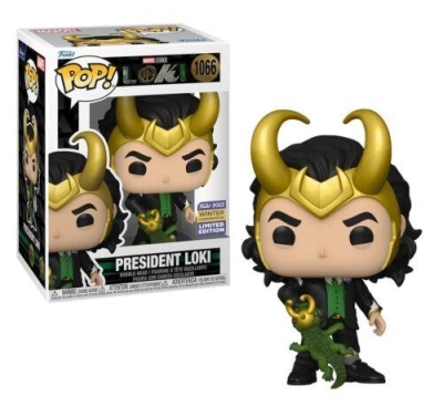 Funko Pop : Loki - President Loki  No:1066 Bobble-Head Convention Limited Edition
