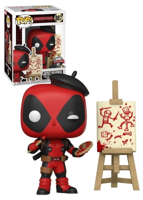 Funko Pop Marvel Artist Deadpool Special Edition Figürü