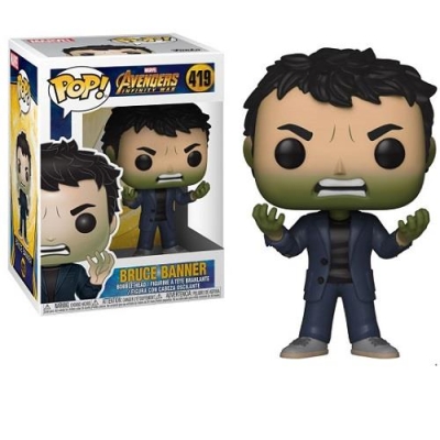 Funko Pop Marvel Avengers Bruce Banner Figürü