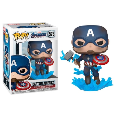 Funko Pop Marvel Avengers Endgame Captain America With Broken Shield Figürü No:573