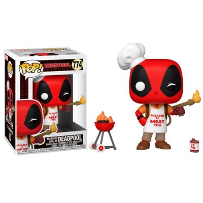 Funko Pop Marvel Backyard Griller Deadpool Figürü