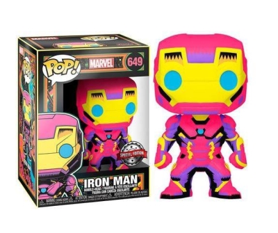 Funko Pop Marvel: Black Light Iron Man Special Edition