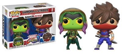 Funko Pop Marvel Capcom Gamora Vs Strider Figürü