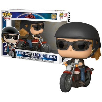 Funko Pop Marvel Captain Marvel - Carol Danvers On Motorcycle