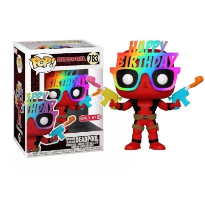 Funko Pop Marvel Deadpool 30th Birthday Glasses Deadpool Special Edition No:783