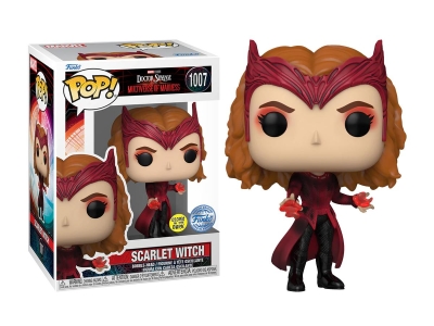 Funko Pop Marvel: Doctor Strange İn The Multiverse Of Madness - Scarlet Witch Glows Special No:1007