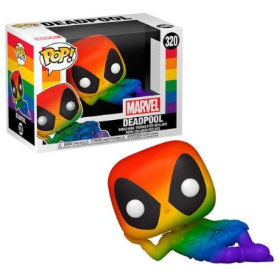 Funko Pop Marvel Pride Deadpool Rnbw Figürü