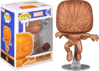 Funko Pop Marvel Spider-man Wood Deco Ent. Earth Special Edition