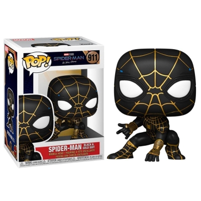 Funko Pop Marvel Spiderman Black & Gold Suit No:911