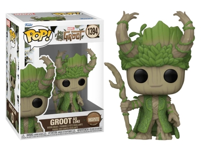 Funko Pop Marvel We Are Groot - Groot As Loki No:1394 Bobble-Head