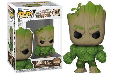 Funko Pop Marvel We Are Groot - Groot As Hulk No:1397 Bobblehead