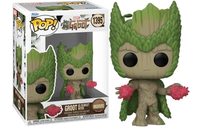 Funko Pop Marvel We Are Groot - Groot As Scarlet Witch No:1395