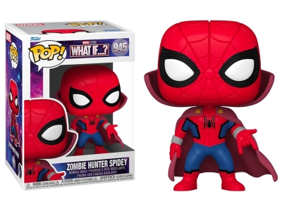Funko Pop Marvel What If...? - Zombie Hunter Spidey No:945 Bobble-Head