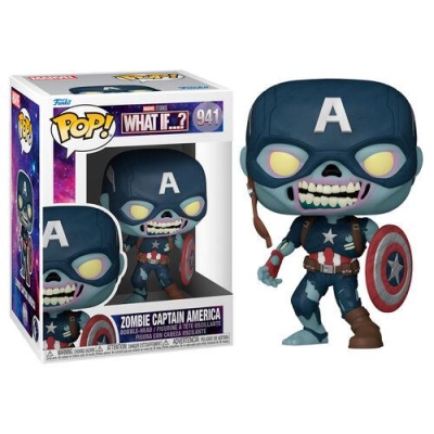 Funko Pop Marvel What If : Zombie Captain America